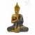 Imádkozó Buddha színes rezin szobor - 20 cm