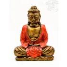 Amitabha Buddha színes rezin szobor - 21 cm