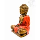 Amitabha Buddha színes rezin szobor - 21 cm