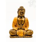 Amitabha Buddha színes rezin szobor - 21 cm