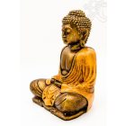 Amitabha Buddha színes rezin szobor - 21 cm