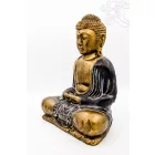 Amitabha Buddha színes rezin szobor - 31 cm