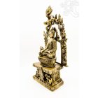 Gyógyító Buddha különleges réz szobor, matt sárga