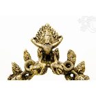 Gyógyító Buddha különleges réz szobor, matt sárga