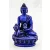 Gyógyító Buddha szobor rezin kék színű - 11 cm