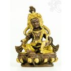 Zambala réz szobor, arany-bronz - 10,5 cm