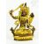 Manjushri réz szobor, arany-bronz - 14cm