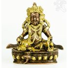 Zambala réz szobor, arany-bronz - 14cm