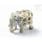 Elefánt márvány szobor - 3 cm