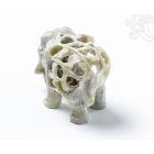 Elefánt márvány szobor - 3 cm