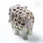 Elefánt márvány szobor - 7 cm