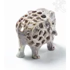 Elefánt márvány szobor - 7 cm