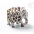 Elefánt márvány szobor - 7 cm