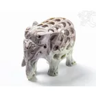 Elefánt márvány szobor - 7 cm