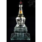 Vésett üveg sztúpa