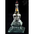 Vésett üveg sztúpa