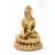 Buddha Shakyamuni csont színű rezin szobor - 5,5 cm