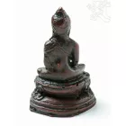 Shakyamuni Buddha, vörös rezin szobor - 5,5 cm