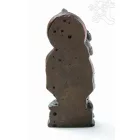 Krishna, vörös színű, rezin szobor - 7,5 cm