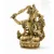 Manjushri, csont színű rezin szobor - 7 cm