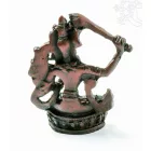Manjushri, vörös színű rezin szobor - 7 cm