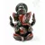 Ganesha, vörös színű rezin szobor - 9 cm