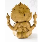 Ganesha, csont színű rezin szobor - 25 cm