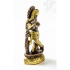 Krishna réz szobor, arany - bronz - 10,5 cm