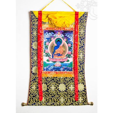 Gyógyító Buddha thangka - thangka jellegű falikép