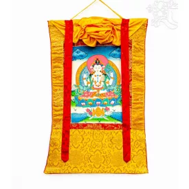 4 karú Csenrézi thangka