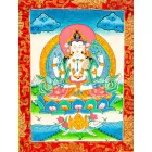 4 karú Csenrézi thangka