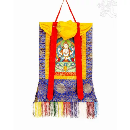 4 karú Csenrézi thangka