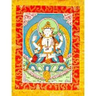 4 karú Csenrézi thangka