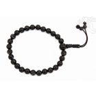 Tibeti dzi kő csukló mala állítható - a jó karma vonzásának köve