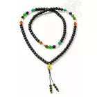 Fekete onix matt mala, Buddha fej, állítható