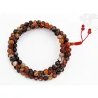 Vegyes achát mala, állítható - a mindennapi sikerek és boldogulás köve