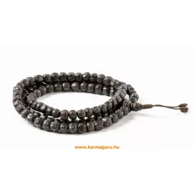 Rudraksha mala, prémium minőség, antikolt - 85 cm