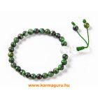 Smaragd csukló mala, gumis - A belső látás és a gyógyítás köve