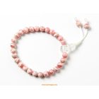 Rodokrozit csukló mala, gumis - a belső nőiség, a szelíd szív köve