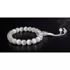 Szelenit csukló mala, állítható - 21 szemes - Az éteri megérzés köve