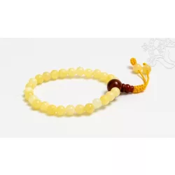   Narancs kalcit csukló mala, gumis - Az örömteli álmok inspirációja