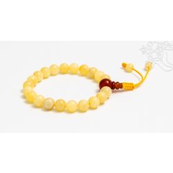   Narancs kalcit csukló mala, állítható 21 szemes - Az örömteli álmok inspirációja