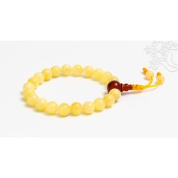   Narancs kalcit csukló mala, gumis 21 szemes - Az örömteli álmok inspirációja