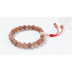   Eperkvarc csukló mala, állítható, 21 szemes - a karmikus tanulások és az örömteli felismerések köve