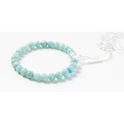   Larimar csukló mala, állítható - delfinkő, Atlantisz fénykapuja