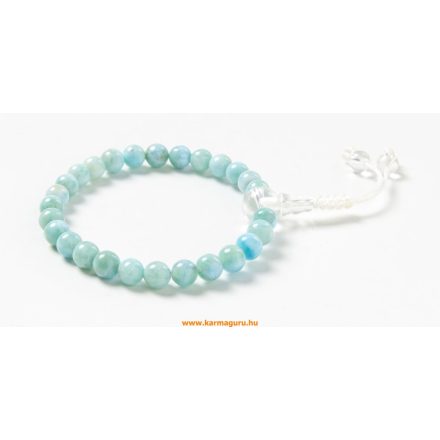 Larimar csukló mala, állítható - delfinkő, Atlantisz fénykapuja