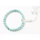 Larimar csukló mala, állítható - delfinkő, Atlantisz fénykapuja