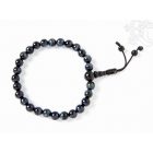 Fekete tigrisszem csukló mala, állítható - A tigris ereje és bölcsessége