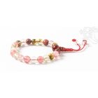 Himalájai kvarc csukló mala, 21 szemes, állítható - a kristálytiszta fókusz köve