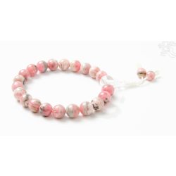   Rodokrozit csukló mala, gumis, 21 szemes - a belső nőiség, a szelíd szív köve